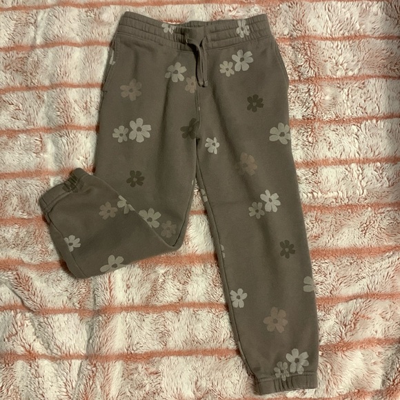 ABERCROMBIE GIRLS FLORAL SWEATPANTS - Picture 1 of 3